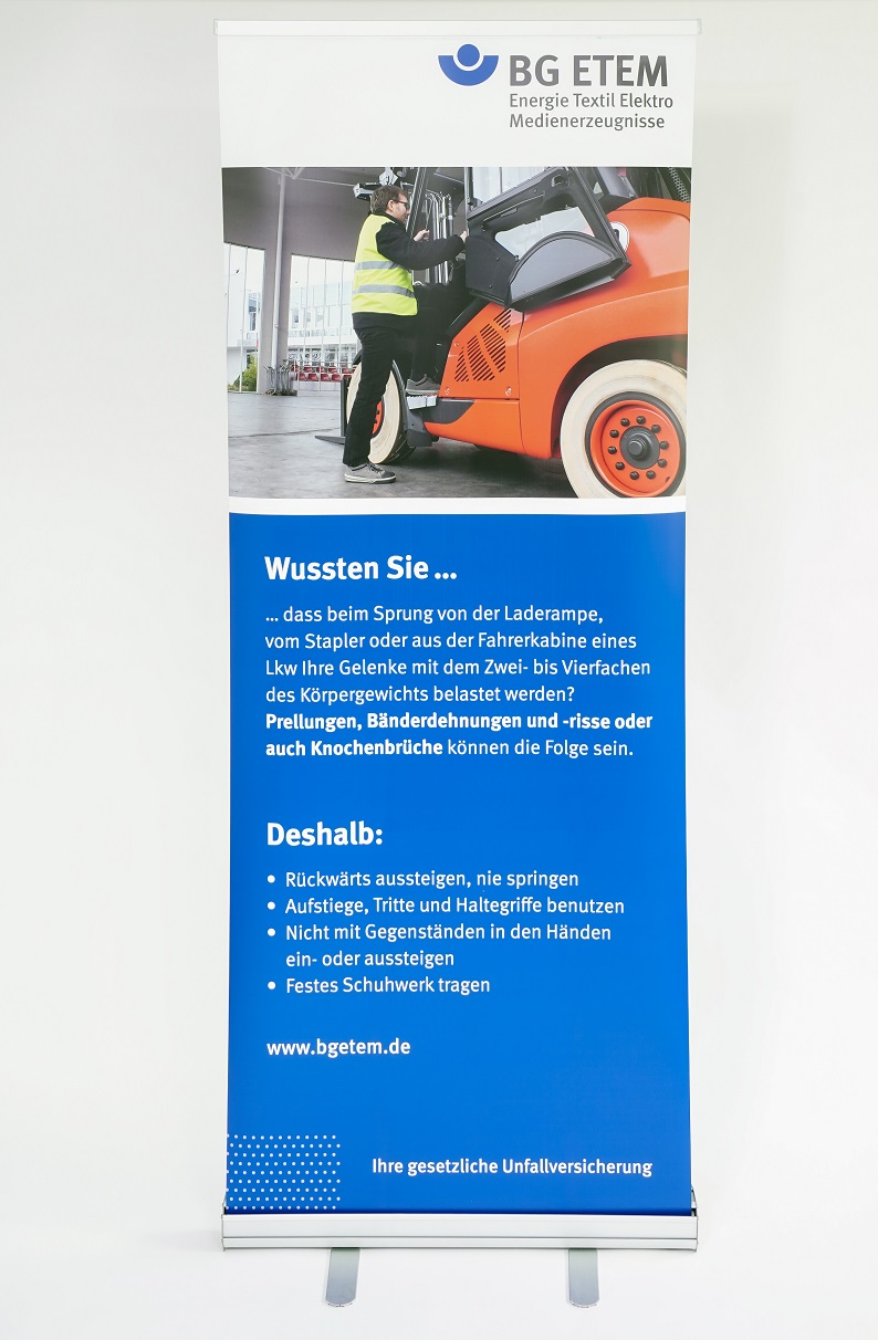Rollup zum Ein- und Aussteigen aus Fahrzeugen